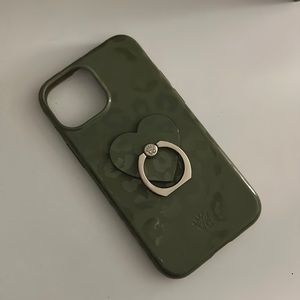iPhone 13 min Case with Heart Grip Ring